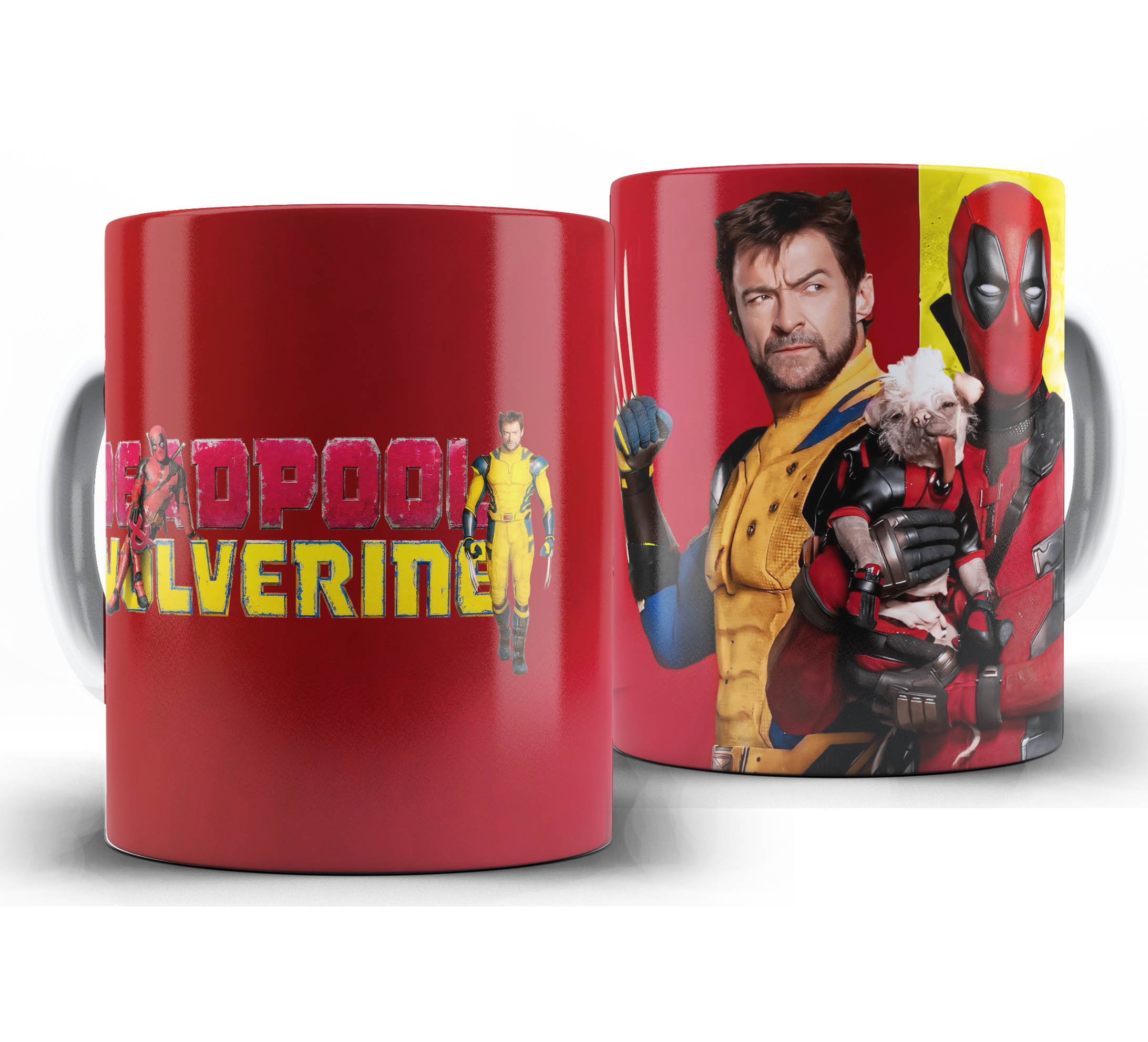Caneca Anti-Heroi - DeadPool - Deadpool x Wolverine